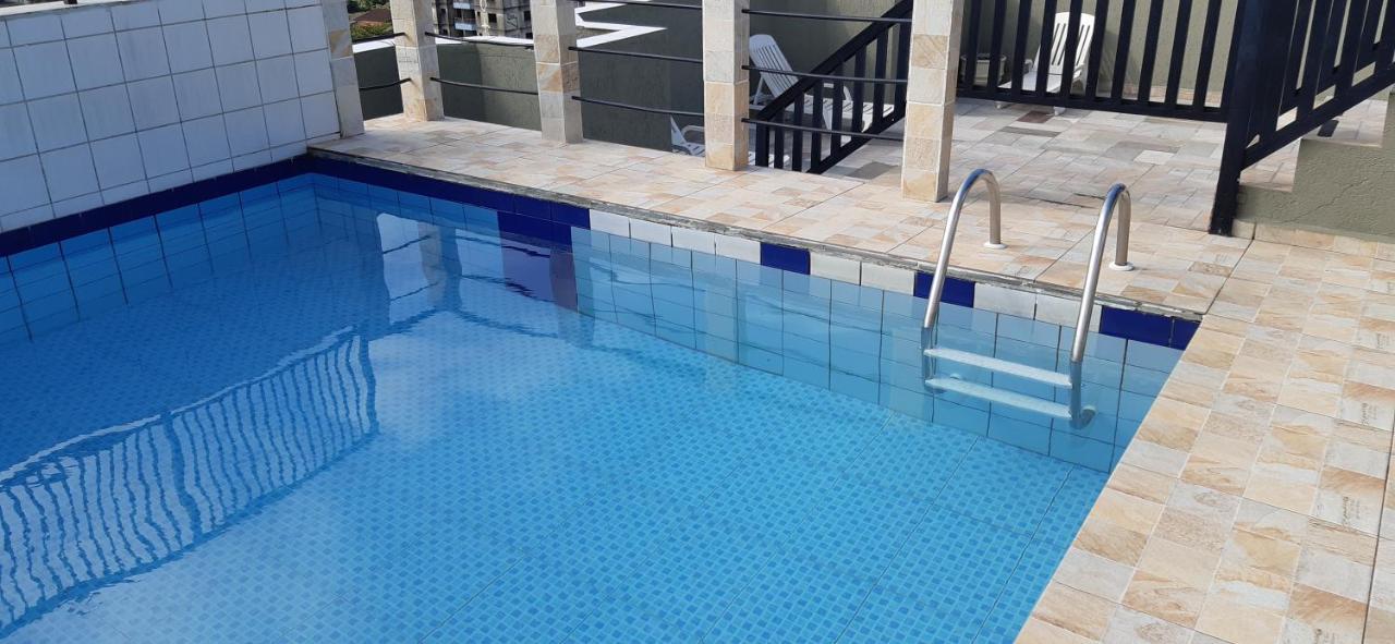 500M Da Praia, Predio Cm Piscina, 1Garagem, Wi-Fi 300 Mbps, Centro De Guaruja, Proximo A Praia E Comercio, Horarios Check-In E Check-Out Flexiveis, Churrasqueira, Esterno foto