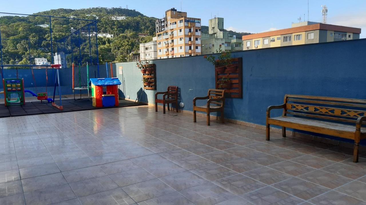 Appartamento 500M Da Praia, Predio Cm Piscina, 1Garagem, Wi-Fi 300 Mbps, Centro De Guaruja, Proximo A Praia E Comercio, Horarios Check-In E Check-Out Flexiveis, Churrasqueira, Esterno foto