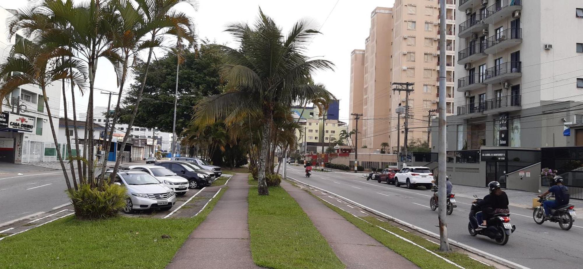 Appartamento 500M Da Praia, Predio Cm Piscina, 1Garagem, Wi-Fi 300 Mbps, Centro De Guaruja, Proximo A Praia E Comercio, Horarios Check-In E Check-Out Flexiveis, Churrasqueira, Esterno foto