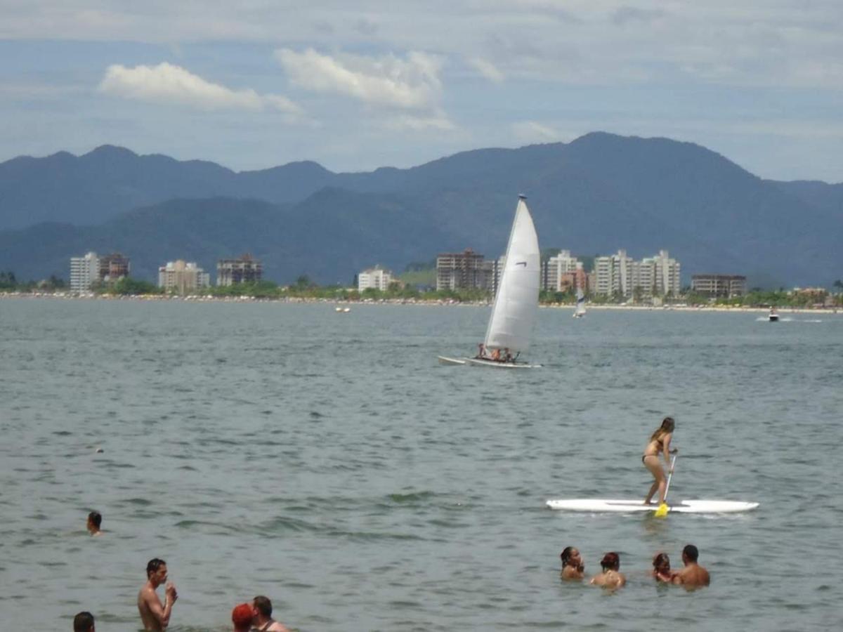 Appartamento 500M Da Praia, Predio Cm Piscina, 1Garagem, Wi-Fi 300 Mbps, Centro De Guaruja, Proximo A Praia E Comercio, Horarios Check-In E Check-Out Flexiveis, Churrasqueira, Esterno foto